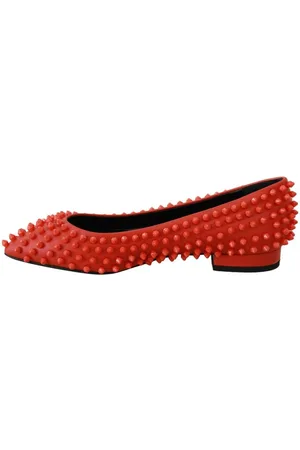 Philipp Plein WoMens Leather Ballerina WHAT I DO Flats Shoes - Size EU 35
