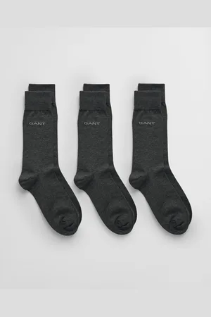 GANT Mens Mercerized Cotton Socks 3-Pack - - Size UK 9-11