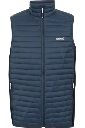 Regatta Mens Andreson Hybrid Padded Jacket (Moonlight Denim/Navy) - - Size Large