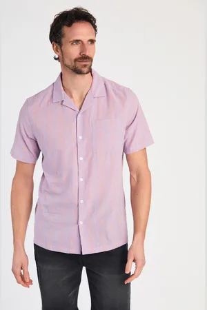 Tokyo Laundry Mens Cotton Short Sleeve Embroidered Shirt - Size X-Large