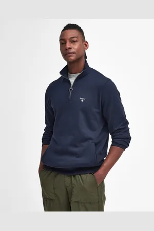 Barbour Beckhill Mens Half Zip Sweatshirt - - Size Large