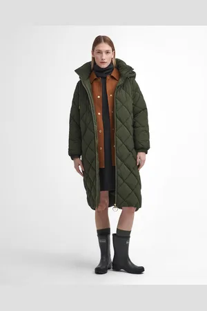 Barbour Kirkton Womens Long Puffer Jacket - - Size 18 UK