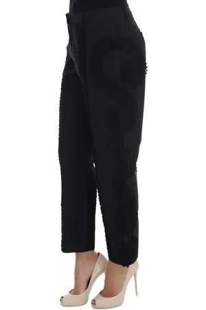 Dolce & Gabbana WoMens Cotton Stretch Torero Capris Pants - Size EU 38 (Womens)