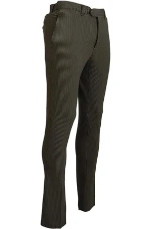 Bencivenga Mens Multicolor Striped Pure Cotton Pants - - Size Medium