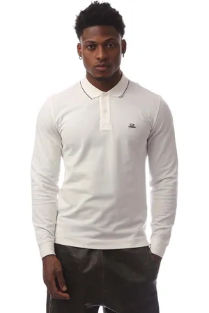 C.P. Company Mens Stretch Pique Slim Fit Polo Shirt in Cotton - Size 2XL