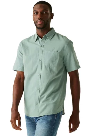 Regatta Mens Loran Lightweight Short Sleeve Shirt - - Size Large
