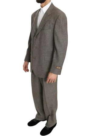 Fendi Mens Wool Regular Single Breasted Suit - Size X-Large