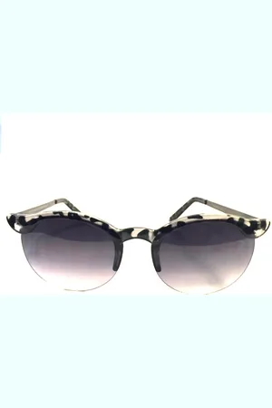 SVNX Grey Tortoise Frame Cateye Sunglasses - One Size