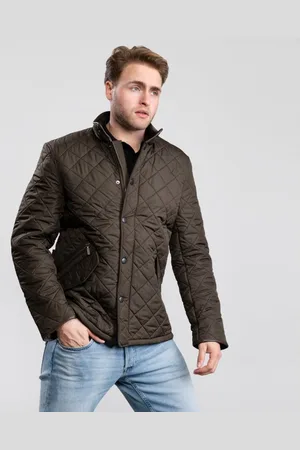 Barbour Mens Powell Quilted Jacket - - Size X-Large