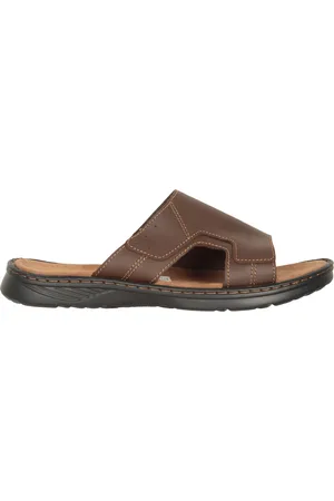 Mountain Warehouse Mens Comfort Leather Slip-on Sandals - Size UK 12