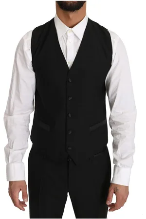 Dolce & Gabbana Mens Wool Dress Waistcoat Gillet Vest - Size EU 48 (Mens)
