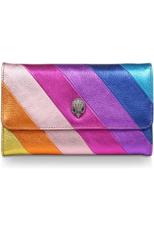 Kurt Geiger Womens Leather K Stripe Chain Wallet Bag - - One Size