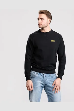 Barbour International Essential Crew Mens Sweatshirt - Cotton - Size Medium