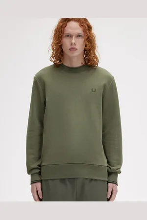 Fred Perry Mens Crew Neck Sweatshirt - - Size X-Large