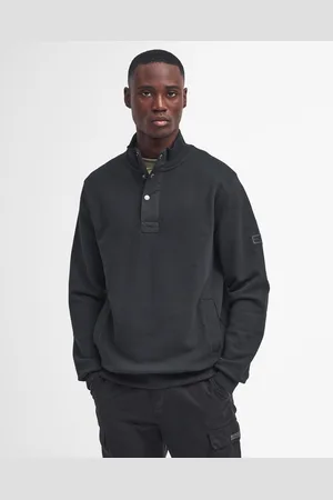 Barbour Flight Mens Half Zip Sweatshirt - - Size Medium