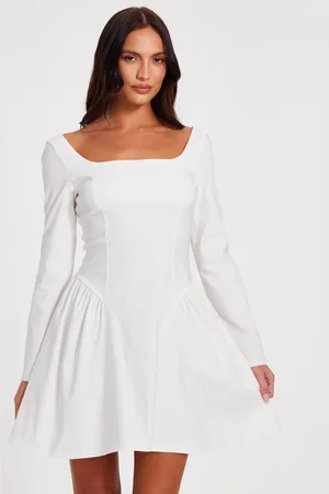 Quiz Womens Bow Back Skater Dress - Size 6 UK