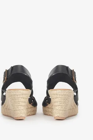 Barbour Yolanda Womens Wedge Espadrilles - - Size UK 7