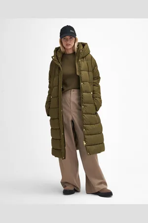 Barbour Longline Barron Womens Puffer Jacket - - Size 18 UK
