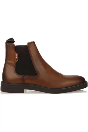 HUGO BOSS Mens Calev Chelsea Boots in Leather - Size UK 12