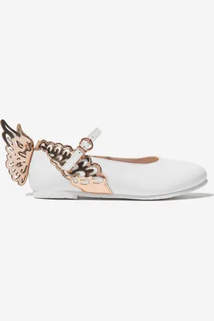 SOPHIA WEBSTER Girls Leather Evangeline Butterfly Shoes - - Size UK 2.5
