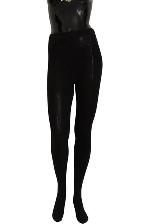 Dolce & Gabbana WoMens Wool Stretch Tights Stocking Socks - Size Small