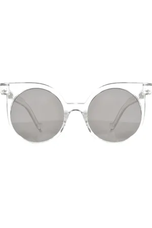 SVNX Clear Frame With Silver Mirrored Sunglasses - One Size