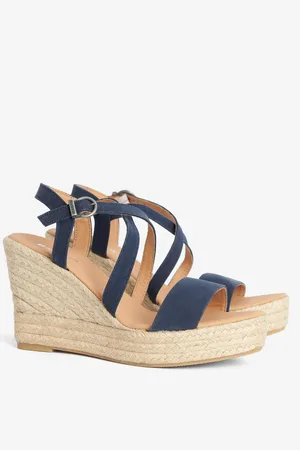 Barbour Lucia Womens Wedge Espadrilles - - Size UK 7