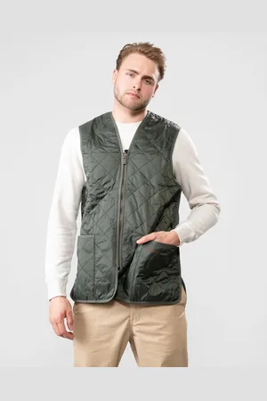 Barbour Quilted Mens Waistcoat/Zip-In Liner - - Size 44 (Chest)