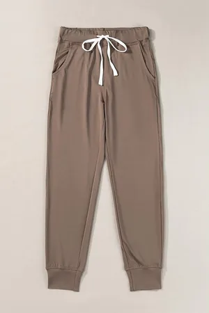 Azura Exchange Womens Drawstring Waist Pocketed Joggers - Size Large