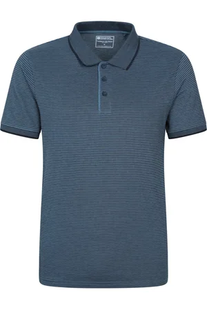 Mountain Warehouse Mens Dawnay Textured Pique Polo Shirt (Dark ) - Size 4XL