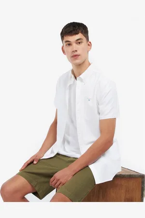 Barbour Oxtown Mens Tailored Shirt - Cotton - Size Medium
