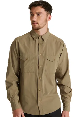 Craghoppers Expert Mens Kiwi Long Sleeve Walking Shirt - - Size X-Large
