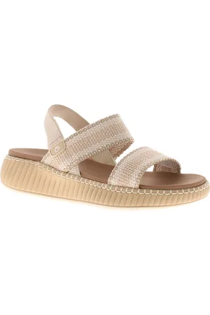 Jana Womens Wedge Sandals Pam Elasticated - Size UK 7.5
