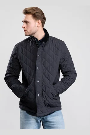 Barbour Shoveler Mens Quilted Jacket - - Size Large