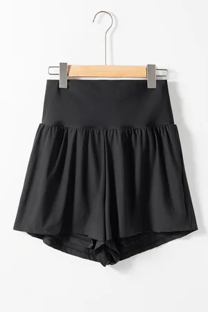Azura Exchange Womens Pocketed Wide Waistband Swim Shorts Polyamide - Size Small