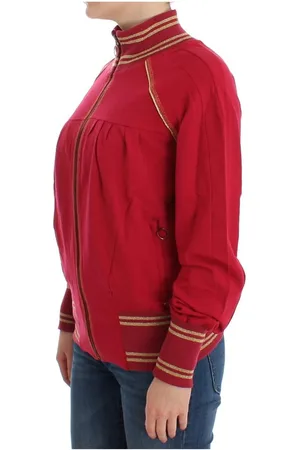 John Galliano WoMens Mock Zip Cardigan Sweatshirt Sweater Cotton - Size 2XS