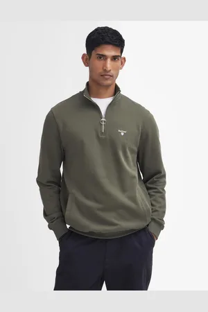 Barbour Beckhill Mens Half Zip Sweatshirt - - Size Medium