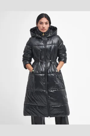 Barbour Longline Watkins Womens Puffer Jacket - - Size 12 UK