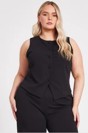 Quiz Womens Curve Waistcoat - Size 18 UK