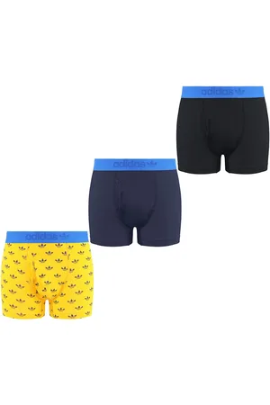 adidas 3-Pack Comfort Flex Mens Multicoloured Cotton Trunks - - Size Small