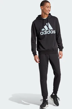 adidas Mens Big Logo Terry Track Suit - Cotton - Size X-Large