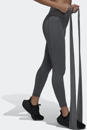 adidas Womens Yoga Studio 7/8 Leggings - recycled_material - Size X-Small