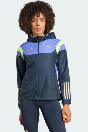 adidas Womens BMW Berlin Marathon 2024 Legends Jacket - Recycled Material - Size 2XS