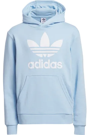 adidas Kids Unisex Trefoil Hoodie - Cotton - Size 12-13Y