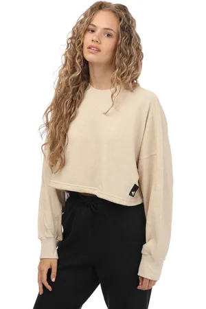 adidas Womens Studio Lounge Summer Crewneck Sweatshirt in Cotton - Size UK 0-2 (Womens)