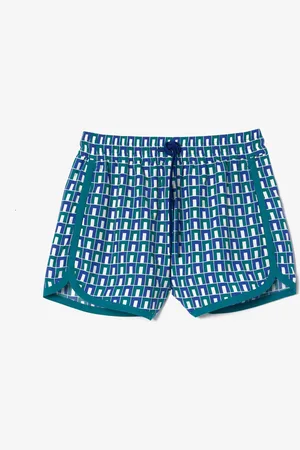 Lacoste Womens Graphic Motif Draped Shorts in Cotton - Size 12 UK