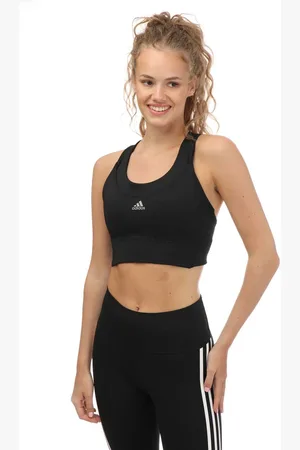 adidas Womens Running Medium Support Pocket Bra in - Size XS (D-DD)