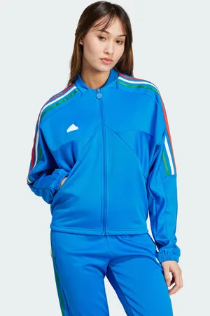 adidas Womens Tiro Cut 3-Stripes Track Jacket - Recycled Material - Size Small
