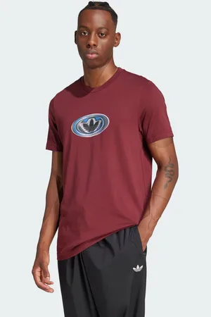 adidas Mens 90s Logo Tee - Cotton - Size X-Small