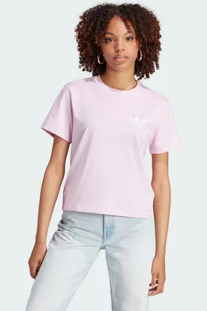 adidas Womens Multiple Logo Tee - - Size Medium
